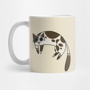 A Cute Heterochromia Tabby Cat Mug